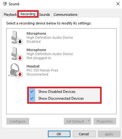 windows 10 device disconnect sound